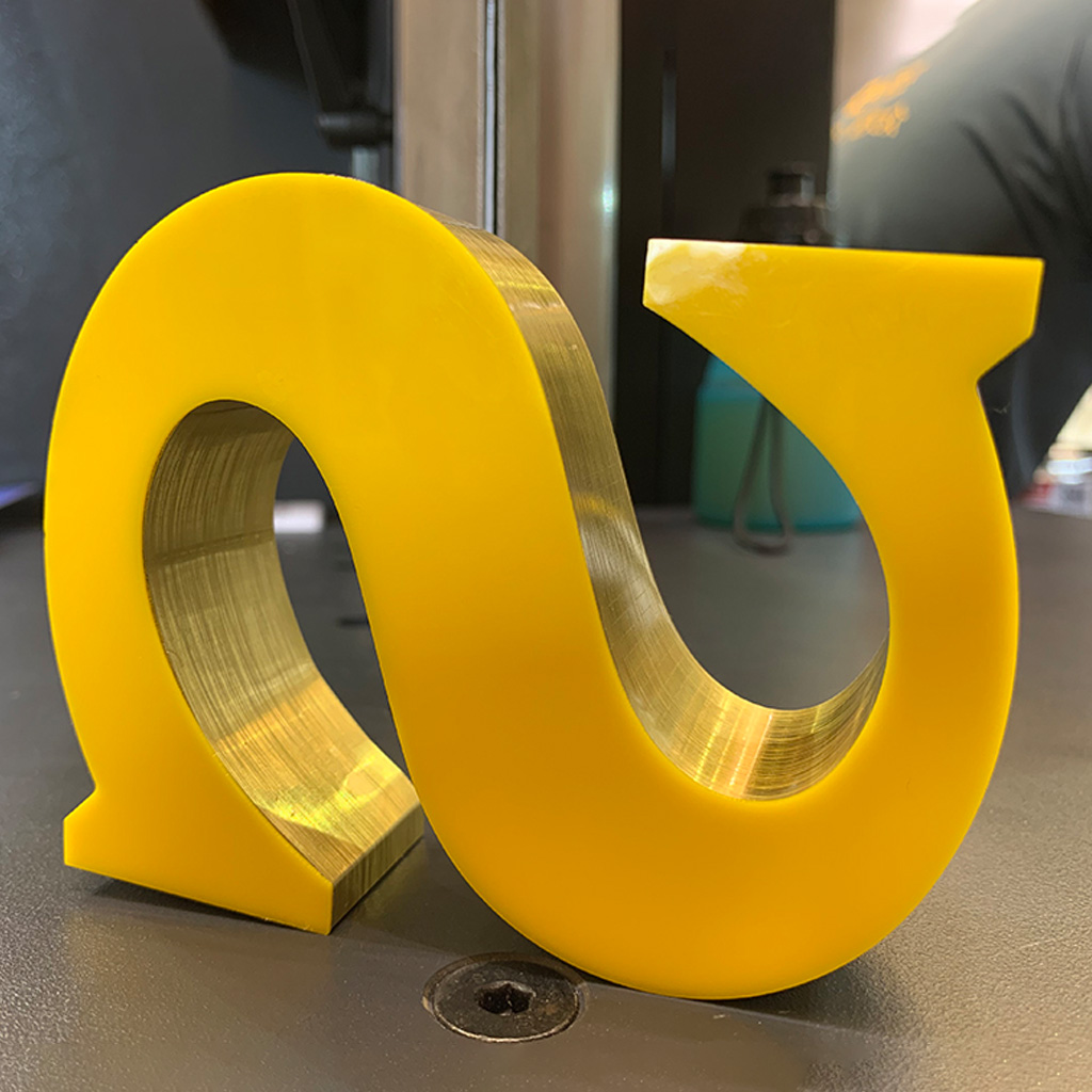 3D Fabricated Aluminium Letters - NGS Group